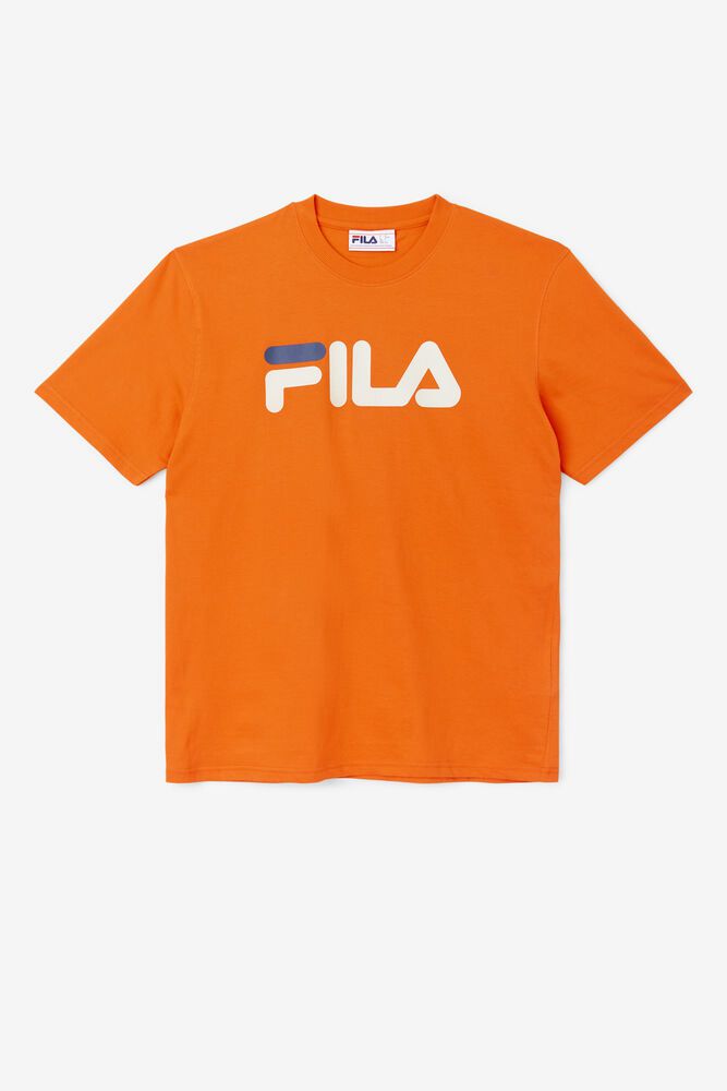 Fila Eagle T-Shirt Orange - Mens - 47358IMLF